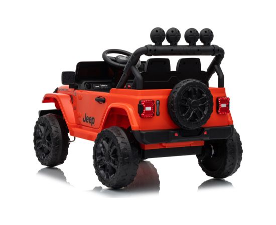 Leantoys Jeep Rubicon DK-JWR558 24V Orange Battery-Powered Ride-On Vehicle Jaunumi, Bērnu preces