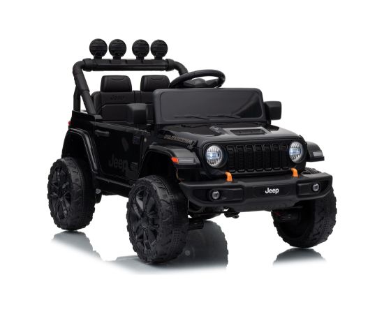 Lean Cars Jeep Rubicon DK-JWR558 24V Black Battery-Powered Vehicle Jaunumi, Bērnu preces