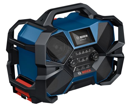 Radio uztvērējs Bosch GPB 18VH-6 SRC Professional; 12 - 18 V (bez akumulatora un lādētāja) Строительное радио