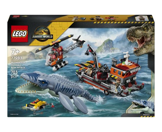 LEGO Jurassic World Atak mozazaura na łódź (77983) Jaunumi, Bērnu preces