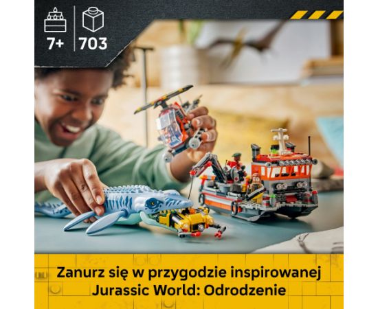 LEGO Jurassic World Atak mozazaura na łódź (77983) Jaunumi, Bērnu preces