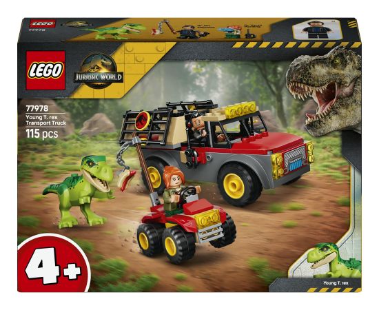 LEGO Jurassic World Ciężarówka do transportu młodego tyranozaura (77978) Jaunumi, Bērnu preces