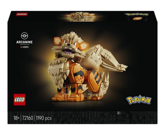 LEGO Pokemon Arcanine (72160) Jaunumi, Bērnu preces