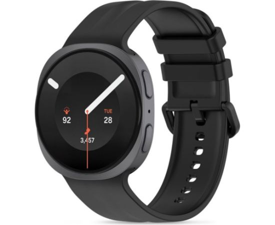 Tech-Protect watch strap Silicone Evo Samsung Galaxy Watch 40/44/46mm, black Jaunumi - Viedierices