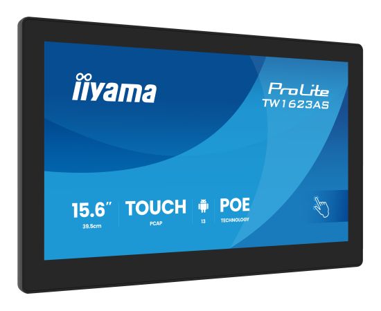 IIYAMA 39.5cm (15,6") TW1623AS-B3P 16:9 M-Touch M-HDMI Andr. LED / LCD мониторы