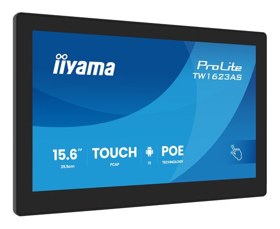 IIYAMA 39.5cm (15,6") TW1623AS-B3P 16:9 M-Touch M-HDMI Andr. LED / LCD мониторы
