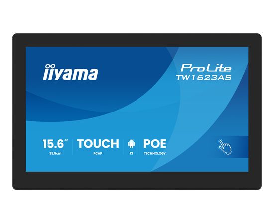 IIYAMA 39.5cm (15,6") TW1623AS-B3P 16:9 M-Touch M-HDMI Andr. LED / LCD мониторы