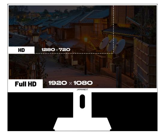 JAPANNEXT 60,5cm JN-I238FHD120F-HSP-W    16:9 HDMI weiß FHD Monitori