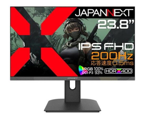 JAPANNEXT 60,5cm JN-IPS238FHD200F-HSP-Camo 16:9 HDMI    FHD LED / LCD мониторы