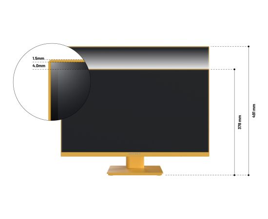 JAPANNEXT 60,5cm JN-I238FHD120F-HSP-YE   16:9 HDMI gelb FHD LED / LCD мониторы