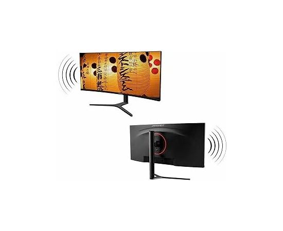 JAPANNEXT 86,4cm JN-IPS340UWQHD60C-C65W-HS    curved   UWQHD LED / LCD мониторы