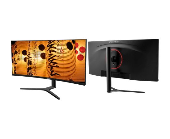 JAPANNEXT 86,4cm JN-IPS340UWQHD60C-C65W-HS-W  curved   UWQHD LED / LCD мониторы