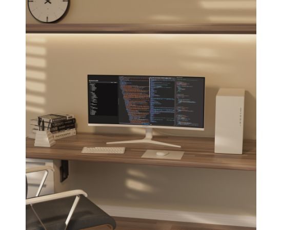 JAPANNEXT 86,4cm JN-IPS340UWQHD60C-C65W-HS-W  curved   UWQHD LED / LCD мониторы