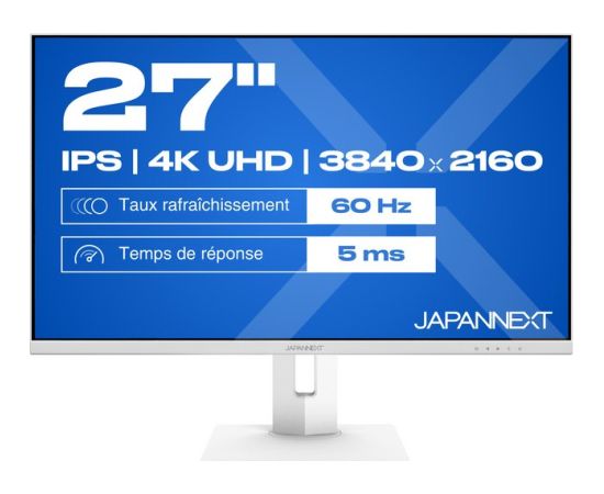 JAPANNEXT 68,6cm JN-IPS270UHD60F-C65W-HSP-W   HDMI/DP   UHD LED / LCD мониторы
