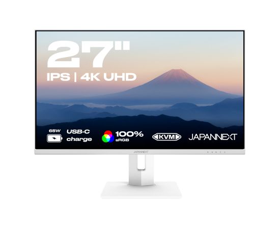JAPANNEXT 68,6cm JN-IPS270WQHD75F-C65W-HSP-W  HDMI/DP   WQHD Monitori