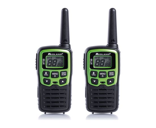 Midland XT30 2xPMR divvirzienu radio GREEN Rācijas