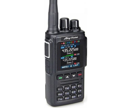 Anytone DMR bezvadu radio stacija Rācijas