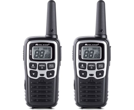 Midland XT50 2xPMR divvirzienu radio GREY Rācijas