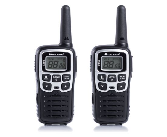 Midland XT50 2xPMR divvirzienu radio GREY Rācijas