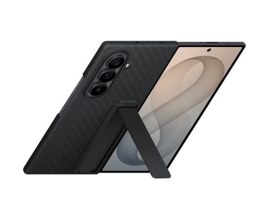 Samsung EF-XF971SBE Carbon Case Aizsargapvalks priekš Galaxy Z Fold 8 Ultra / melns Neoriģinālie Maciņi