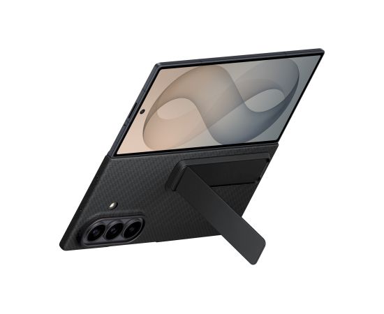 Samsung EF-XF971SBE Carbon Case Aizsargapvalks priekš Galaxy Z Fold 8 Ultra / melns Neoriģinālie Maciņi