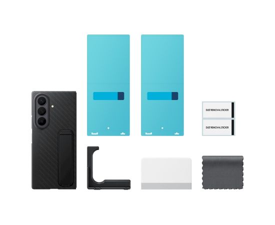 Samsung EF-XF971SBE Carbon Case Aizsargapvalks priekš Galaxy Z Fold 8 Ultra / melns Neoriģinālie Maciņi