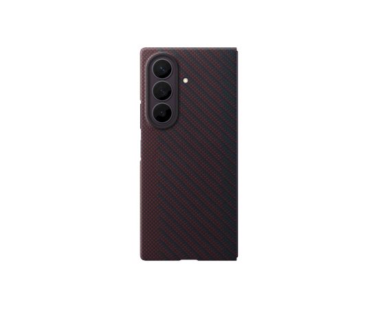 Samsung EF-KF976SRE Carbon Magnet Case Aizsargapvalks priekš Galaxy Z Fold 8 Ultra / sarkans Neoriģinālie Maciņi