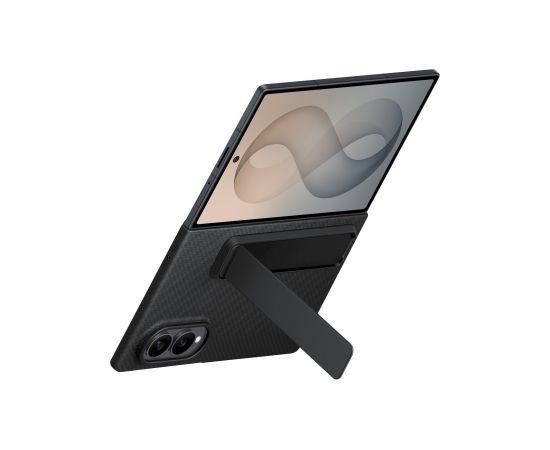 Samsung EF-XF971SBE Carbon Case Aizsargapvalks priekš Galaxy Z Fold 8 / melns Neoriģinālie Maciņi