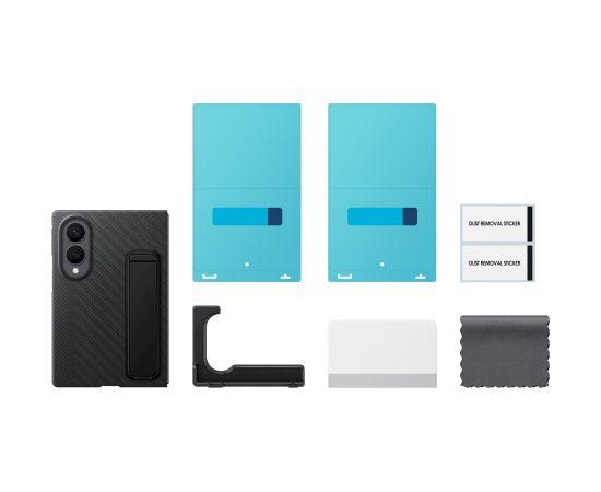 Samsung EF-XF971SBE Carbon Case Aizsargapvalks priekš Galaxy Z Fold 8 / melns Neoriģinālie Maciņi
