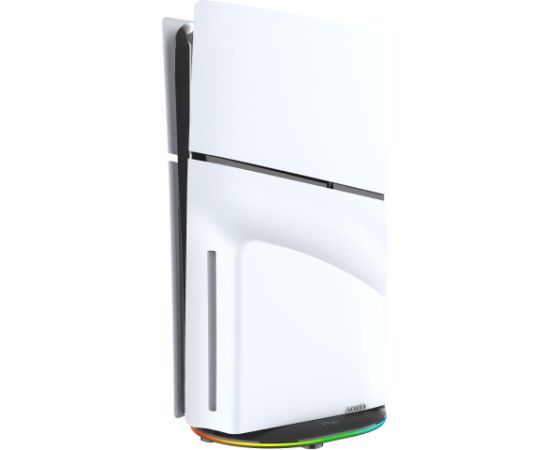 iPega P5S035SAH Vertical Stand (2xUSB-A) with RGB priekš PS5 Slim/PS5 Pro / melns Piederumi konsolēm