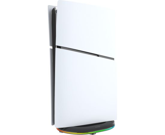 iPega P5S035SAH Vertical Stand (2xUSB-A) with RGB priekš PS5 Slim/PS5 Pro / melns Piederumi konsolēm