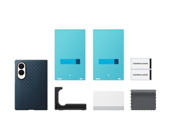 Samsung EF-KF971SNE Carbon Magnet Case Aizsargapvalks priekš Galaxy Z Fold 8 / Navy Neoriģinālie Maciņi