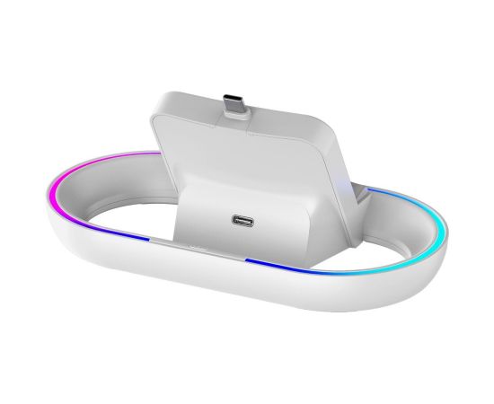 iPega P5P02 Lādēšanas dokstacija ar RGB priekš Playstation Portal Remote Player / balts Piederumi konsolēm
