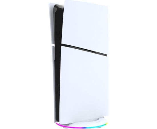 iPega P5S025S Vertikāls statīvs ar RGB priekš PS5 Slim/PS5 Pro / balts Piederumi konsolēm