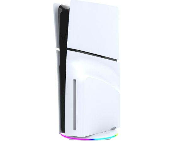 iPega P5S025S Vertikāls statīvs ar RGB priekš PS5 Slim/PS5 Pro / balts Piederumi konsolēm