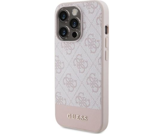 Guess GUHCP15LG4GLPI Aizmugurējais Apvalks priekš Apple iPhone 15 Pro Neoriģinālie Maciņi