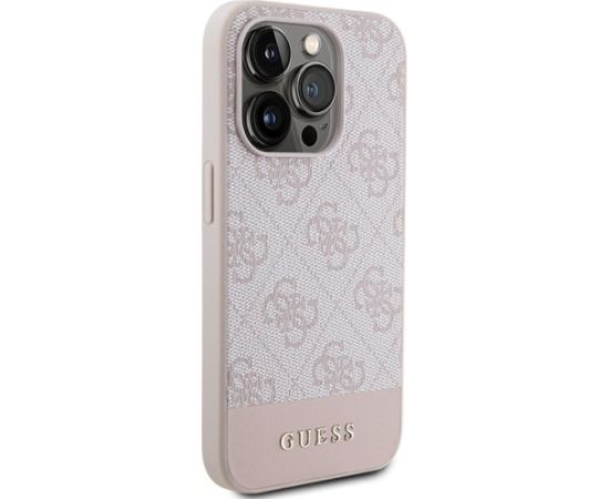 Guess GUHCP15LG4GLPI Aizmugurējais Apvalks priekš Apple iPhone 15 Pro Neoriģinālie Maciņi