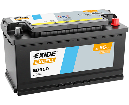 Exide Excell EB950 12V 95Ah 800A 353x175x190 EB950 Akumulatori