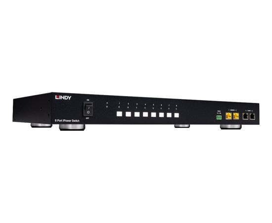 Lindy 8 Port IPower Switch (32623) (black, intelligent PDU with 8 measurable and switchable power outputs) Aудио-видео