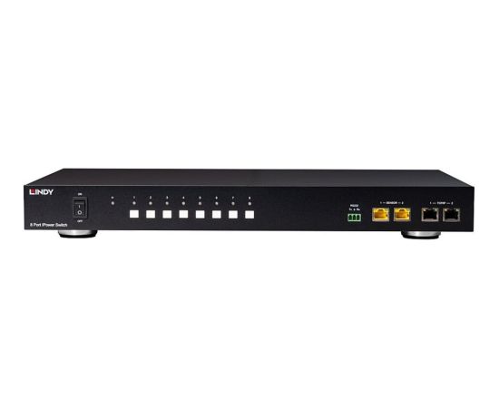 Lindy 8 Port IPower Switch (32623) (black, intelligent PDU with 8 measurable and switchable power outputs) Aудио-видео