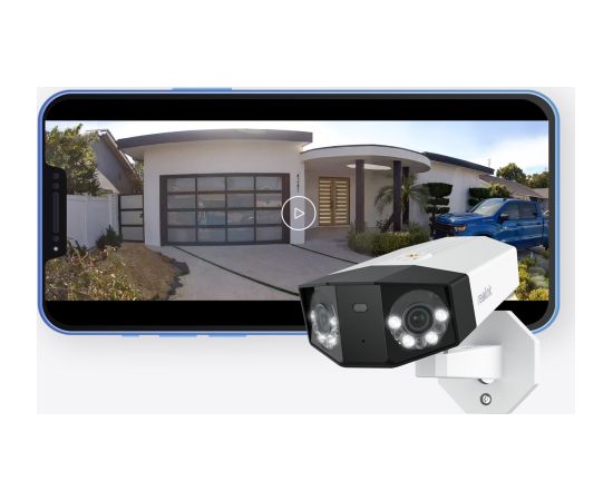 Kamera IP zewnętrzna REOLINK Duo P750 16MP Dual Lens biała Video novērošanas kameras