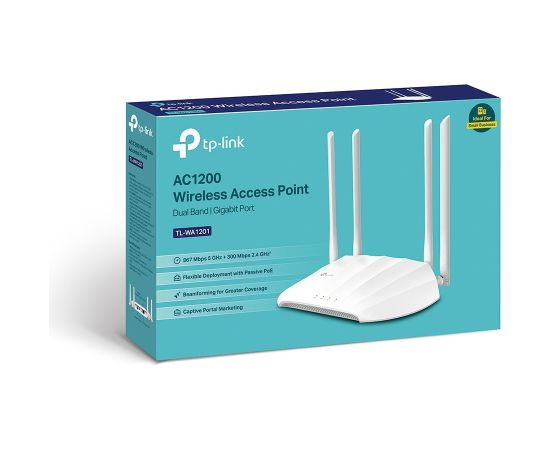 TP-LINK TL-WA1201 wireless access point 867 Mbit/s Power over Ethernet (PoE) White Access Points