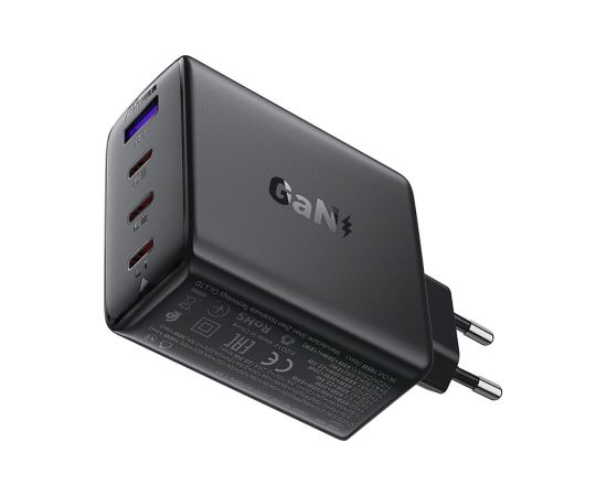 Сетевая зарядка Acefast A94 100W GaN 3xUSB-C/USB-A черная Зарядные устройства