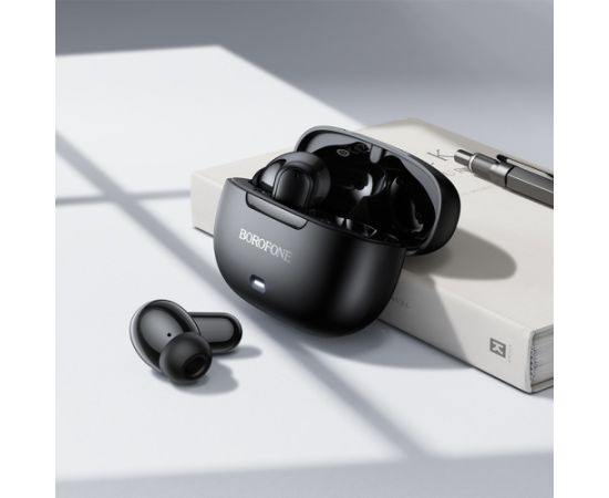 Wireless headphones Borofone BW96 ANC+ENC black Austiņas