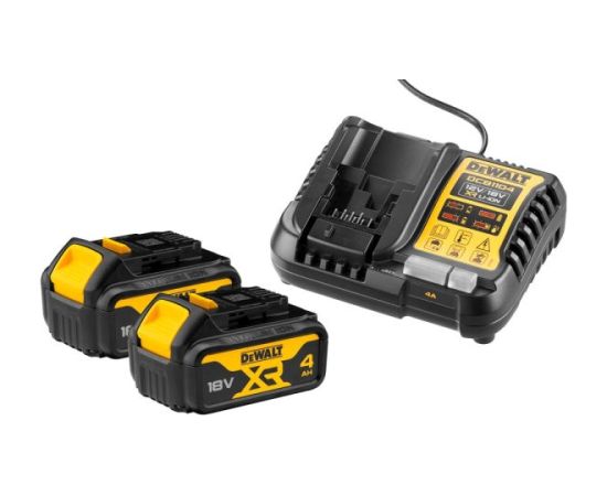 Akumulators DeWalt DCB1104M2-QW; 18 V; 2x4,0 Ah; Li-ion Аккумуляторы