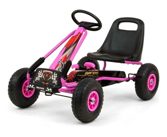 Milly Mally Gokart na pedały Thor Różowy Новости - Детские товары