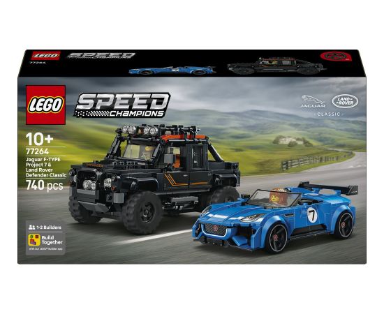 LEGO Speed champions Jaguar Project 7 i Land Rover Defender (77264) Новости - Детские товары