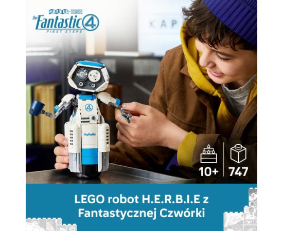 LEGO Marvel Fantastyczna Czwórka H.E.R.B.I.E. (76339) Jaunumi, Bērnu preces