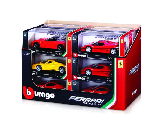 BBURAGO FERRARI car model 1/32 Ferrari RP Vehicels, asort., 18-46100 Машины и аксессуары