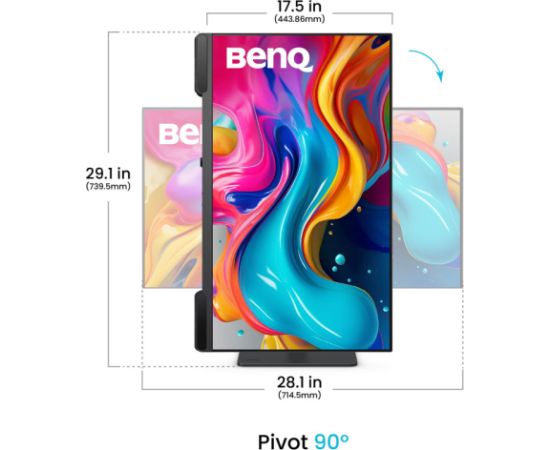 BenQ PV3200U - LED-Monitor - 81.3 cm (32) - 3840 x 2160 4K @ 60 Hz - 3xHDMI, USB-C - Lautsprecher mit Subwoofer (9H.Y01LA.TBE) Monitori